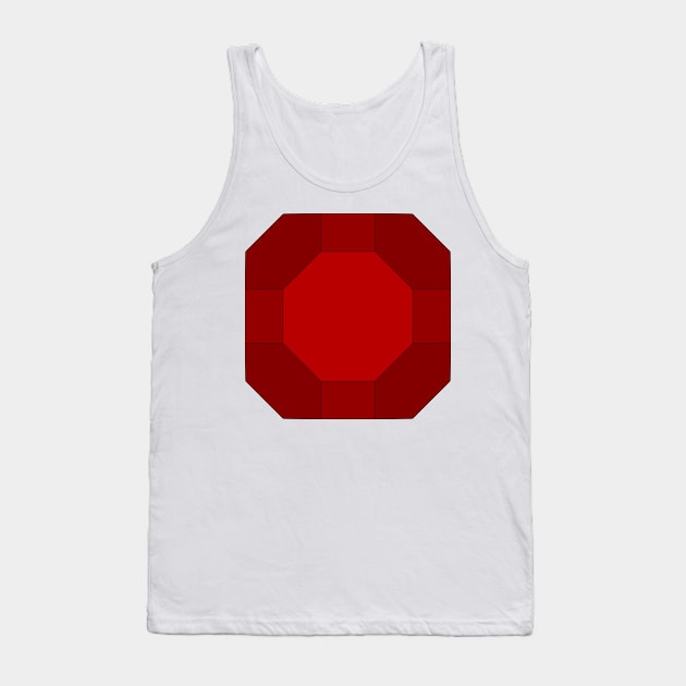 gmtrx red lawal truncated cuboctahedron Tank Top by Seni Lawal